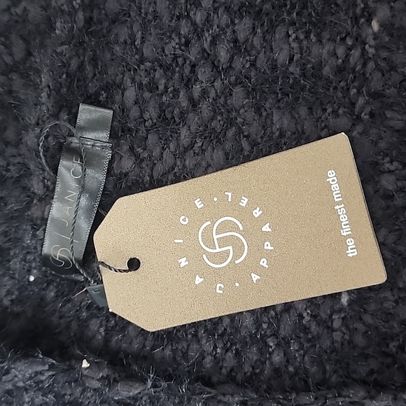 NEW! Janice Apparel Cozy Popcorn Knit Cross Stitch Pattern Cardigan Sweater OSFM - Picture 3 of 10